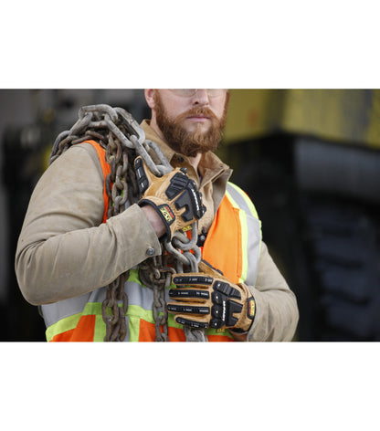 Mechanix - 皮革防衝擊手套/ LEATHER M-PACT® DRIVER F9-360